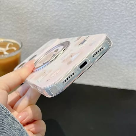 K23255 ゆるかわベア リングスタンド iPhoneケース