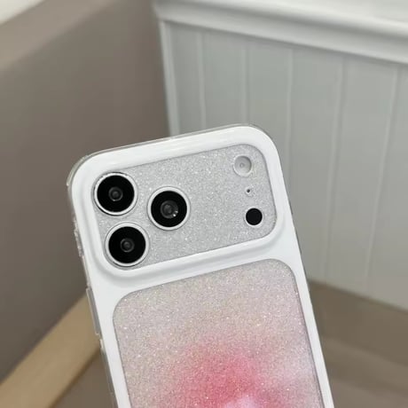 L62487 ラメニュアンスカラー iPhoneケース