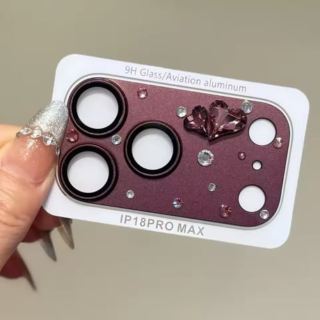 P0418 ジュエルハートビジューカメラカバー