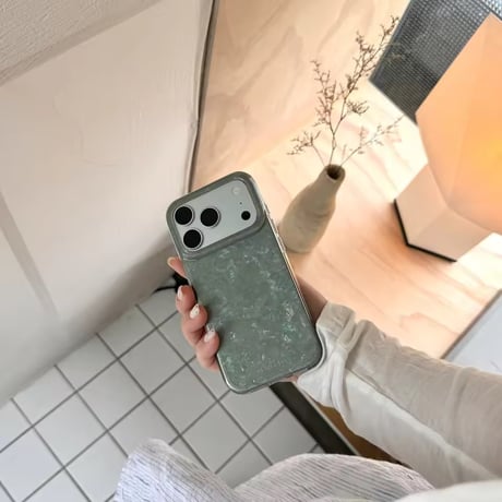 S76005 ニュアンスシェルiPhoneケース