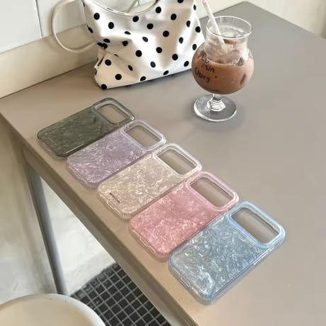 S76005 ニュアンスシェルiPhoneケース