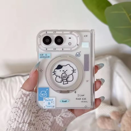 K23364 アニマルリングスタンドiPhoneDuoケース