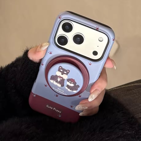 K23215 キュートパピー MagSafeソケット付き iPhoneケース