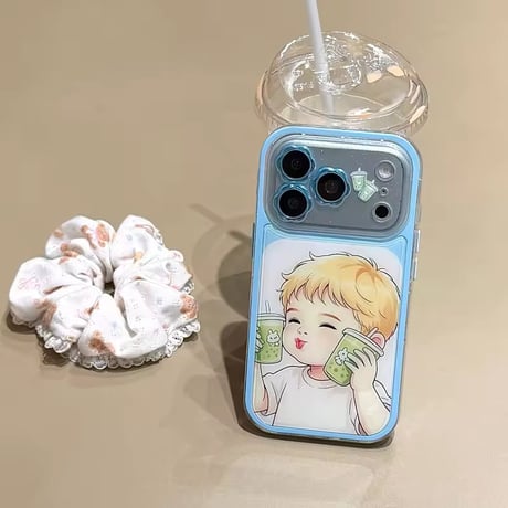 S75720 キュートガール＆ボーイ iPhoneケース