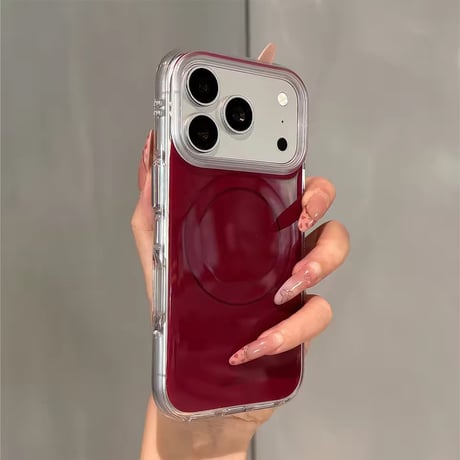 S75929 ニュアンスカラーMagSafeクリアiPhoneケース