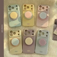 【即納商品】K23062 パステルキャンディー グリップ付きiPhoneケース