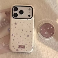 【即納商品】K23046 きらめきスターグリップ付き iPhoneケース（MagSafe対応）