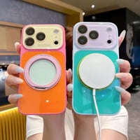 K23332 カラーブロックリングスタンドiPhoneケース