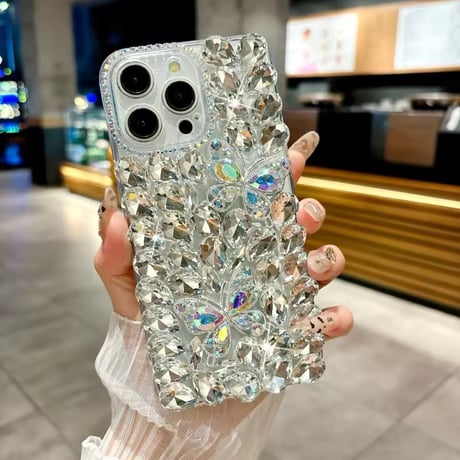 【即納商品】S74970 ジュエリーバタフライ iPhoneケース