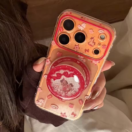 K23208     レトロトイMagSafeソケット付きクリアiPhoneケース