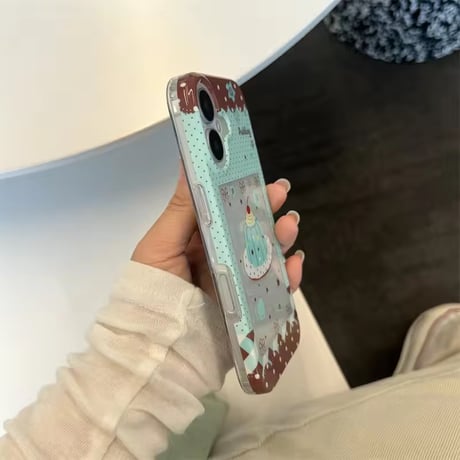 L62493 レトロプリンデザイン iPhoneケース