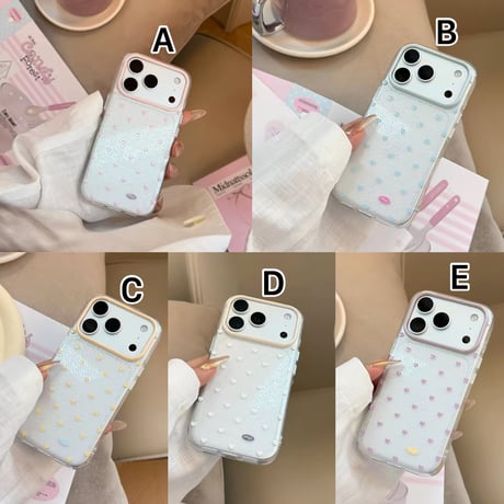 L62511 ミニハートクリア iPhoneケース