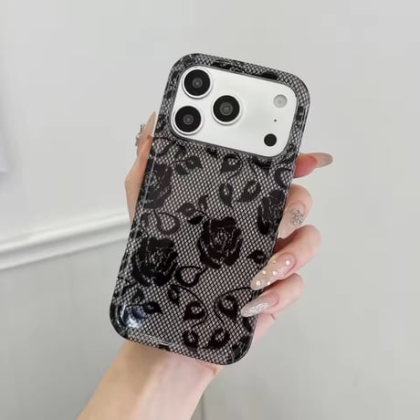 S75933 フラワーレースiPhoneケース