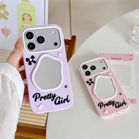 S75950 プリティガールミラーiPhoneケース