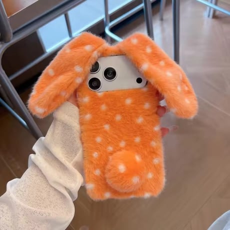 S75917 ふわもこうさぎiPhoneケース