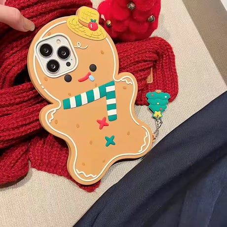 S75964 ジンジャーブレッドクリスマスiPhoneケース