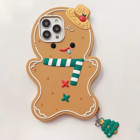 S75964 ジンジャーブレッドクリスマスiPhoneケース
