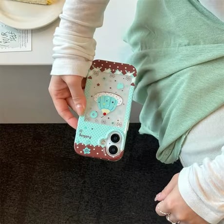 L62493 レトロプリンデザイン iPhoneケース