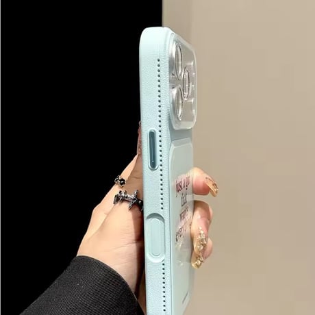 S75736 ハートアクセント メッセージ iPhoneケース