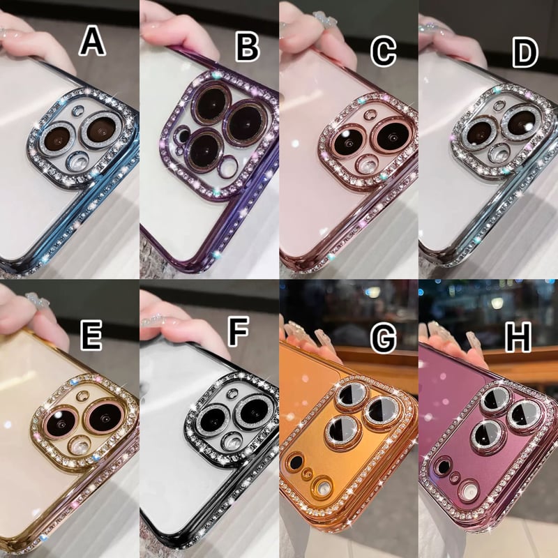 L61376 Sparkle Frame Clear Case （スパークルフレームクリアケー