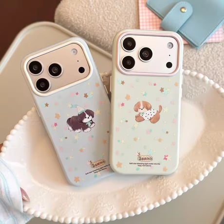 S75992 ゆめかわわんこiPhoneケース