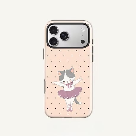 S75903 バレリーナキャットiPhoneケース