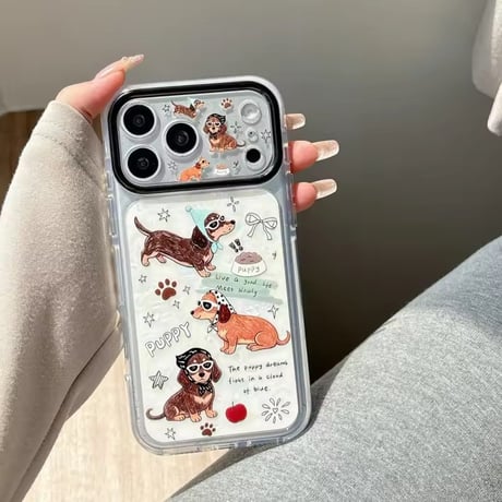 S75919 おしゃれわんこiPhoneケース