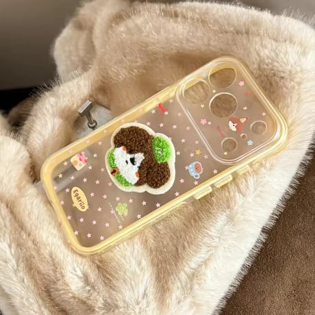 L62552 もこもこアニマルiPhoneケース