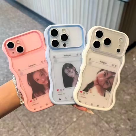 L62490 バイカラーウェーブ iPhoneケース