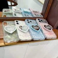 K23307 キラキラハートグリップiPhoneケース