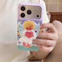 K23252 ハートエンジェル MagSafeグリップ付き iPhoneケース