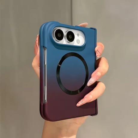 S75951 カラフルグラデーションMagSafe対応iPhoneDuoケース