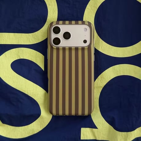 S75974 レトロストライプiPhoneケース