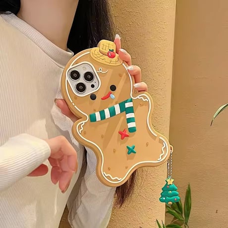 S75964 ジンジャーブレッドクリスマスiPhoneケース