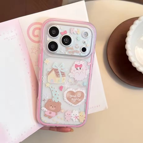 L62548 ドリーミーナイトベアiPhoneケース