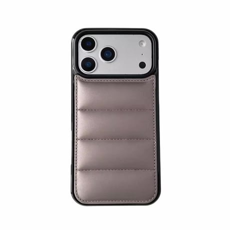 S75996 ダウン風キルティングiPhoneケース