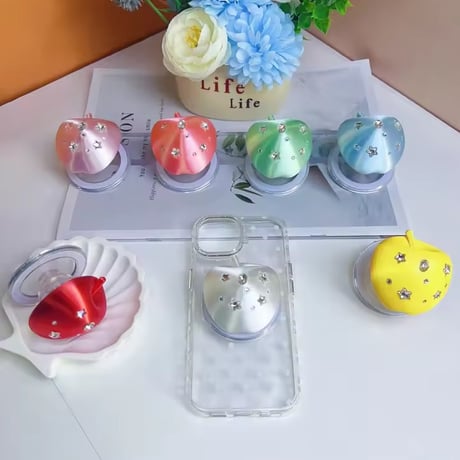 P0412 きらめきアップル MagSafeグリップ