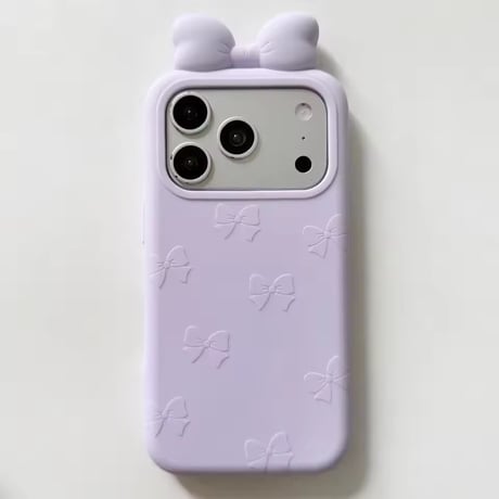 S75954 立体リボンパステルiPhoneケース