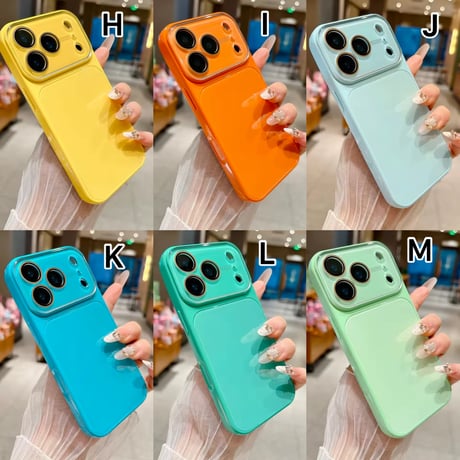 S75886 カラフルツヤカラーiPhoneケース
