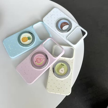 K23194 フルーツリングスタンド付き iPhoneケース