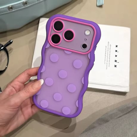 S75725 ポップドット ウェーブ iPhoneケース