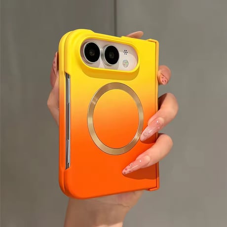 S75951 カラフルグラデーションMagSafe対応iPhoneDuoケース