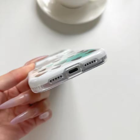 S75752 ヴィンテージハートコラージュ iPhoneケース