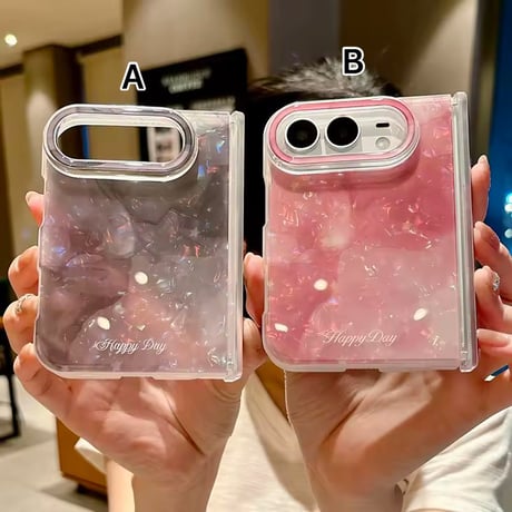 S75887 きらめきシェルiPhoneDuoケース