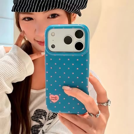 S75734 スイートドットハート iPhoneケース