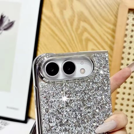 S75922 きらめきグリッターiPhoneDuoケース