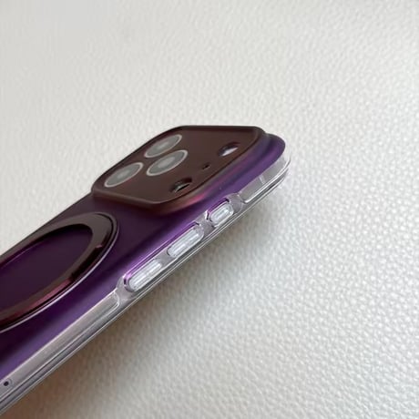 K23300 レトロバイカラーリングスタンド付きiPhoneケース