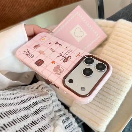 S75961 パリジェンヌチェックiPhoneケース