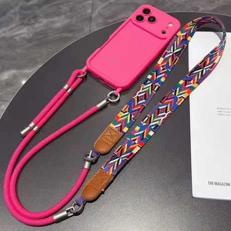 K23329 エスニックストラップiPhoneケース