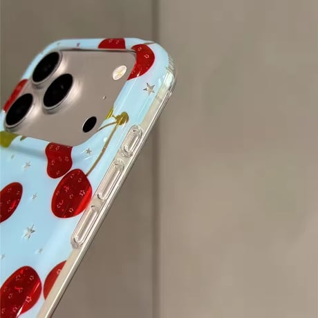 S75927 チェリースパークルiPhoneケース